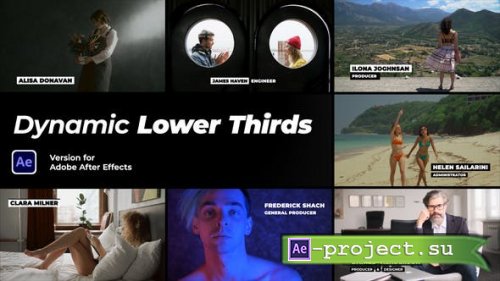 Videohive - Dynamic Lower Thirds - 46886629 - Project for After Effects