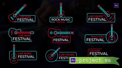 Videohive - Guitar Music Titles After Effects - 47704064 - Project for After Effects
