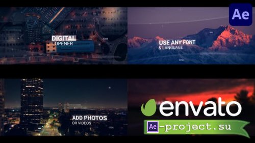 Videohive - Digital Opener for After Effects - 47704597 - Project for After Effects