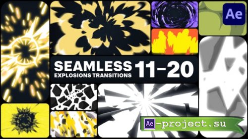 Videohive - Seamless Explosions Transitions for After Effects - 47675180 - Project for After Effects