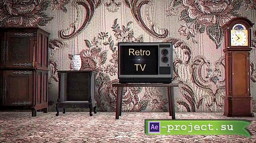 Videohive - Retro TV Logo Reveal 47972139 - Project For Final Cut & Apple Motion