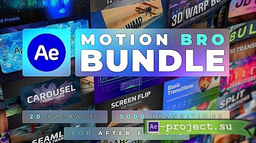 Motion Bro Bundle 5000 Transition for After Effects