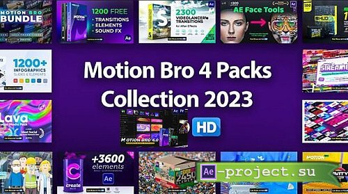 Motion Bro 4 Packs Collection 2023
