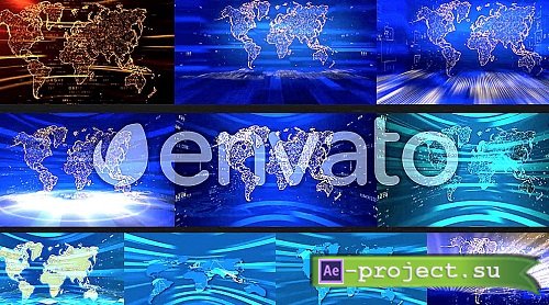 Videohive - Backgrounds For News 48068577 - Project For Final Cut & Apple Motion