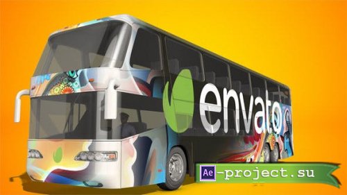 Videohive - Bus Mock Up - 23116602 - Project for After Effects