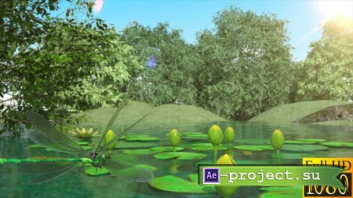 Videohive - Lilies and Dragonfly - 40026892 - Project for After Effects