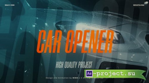 Videohive - Car Logo Opener - 47668457 - Project for After Effects