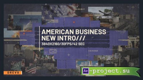 Videohive - American Business / Big Money/ Stock Market/ Military/ WAR/ Patriot/ Texas/ Weapon/ Economics/ USA - 43412673 - Project for After Effects