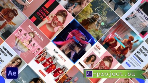 Videohive - DualColor Instagram Feed Post - 47702621 - Project for After Effects