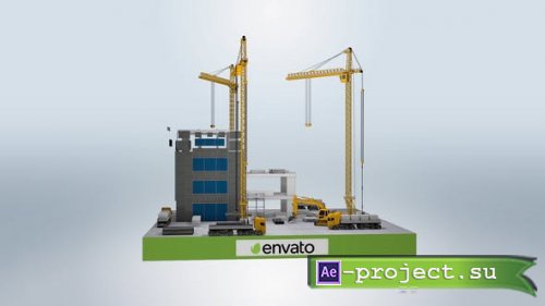 Videohive - Construction Building Clean Logo - 47658806 - Project for After Effects