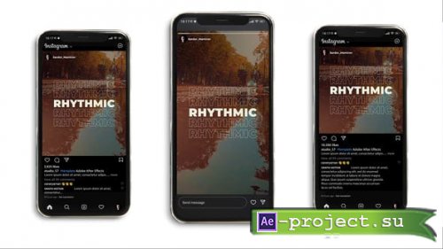 Videohive - Fast Rhythmic Typography Instagram - 47800379 - Project for After Effects