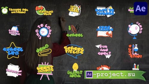 Videohive - Back To School Titles | After Effects - 47852878 - Project for After Effects