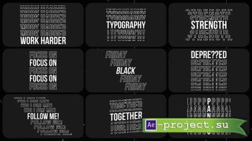 Videohive - Kinetic Typography Text Titles 3.0 | After Effects - 47849321 - Project for After Effects
