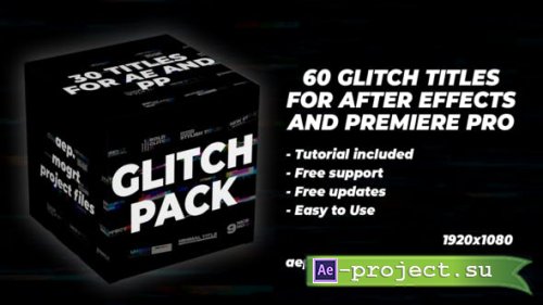 Videohive - Glitch Titles Pack - 47889562 - Project for After Effects
