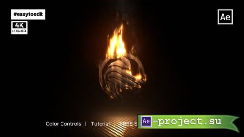 Videohive - Fire Logo Reveal - 47859697 - Project for After Effects