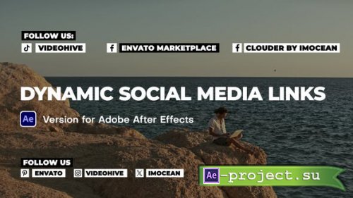Videohive - Dynamic Social Media Links - 47854014 - Project for After Effects