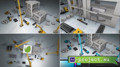 Videohive - Construction Site Tech Logo - 47774573 - Project for After Effects