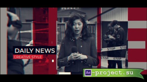 Videohive - Daily News Intro - 47927006 - Project for After Effects