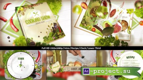 Videohive - Cooking TV Show Pack | Journal - 22751769 - Project for After Effects