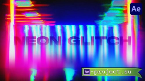Videohive - Neon Glitch Transitions | After Effects - 47929958 - Project for After Effects