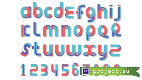 Videohive - Animated Colorful Alphabet - 47933655 - Project for After Effects