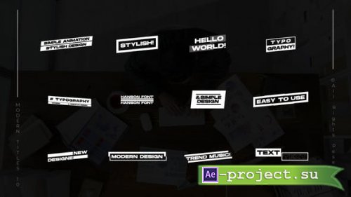 Videohive - Modern Titles 2.0 | MOGRT - 47932689 - Project for After Effects