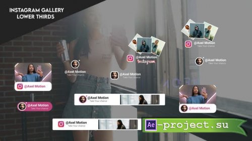 Videohive - Instagram gallery Lower thirds - 47986816 - Project for After Effects