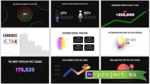 Videohive - Infographic Scenes - Social Media / AE - 47986974 - Project for After Effects