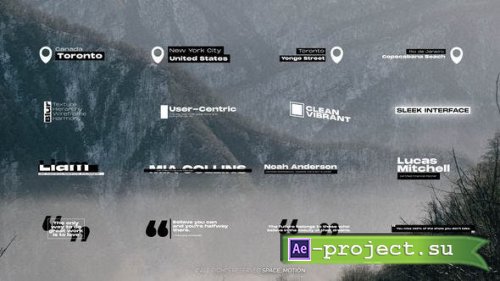 Videohive - Titles Pack _AE - 47984887 - Project for After Effects