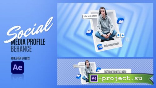 Videohive - Social Media Profile - Behance - 47983136 - Project for After Effects