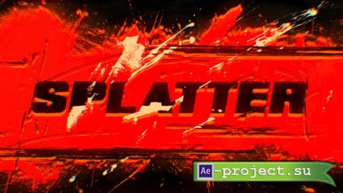 Videohive - Grunge Splatter Brush Title Opener - 47994192 - Project for After Effects
