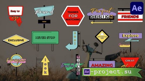 Videohive - Signs and Pointers Titles for After Effects - 47963885 - Project for After Effects