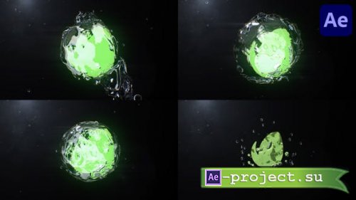 Videohive - Water Sphere Logo for After Effects - 47940005 - Project for After Effects