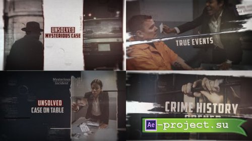 Videohive - Crime History Opener - 47989882 - Project for After Effects