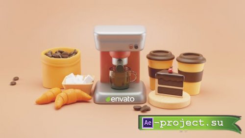 Videohive - Coffee Shop Logo - 48009710 - Project for After Effects