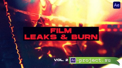 Videohive - Film Leaks & Burn Transitions VOL. 2 | After Effects - 48017075 - Project for After Effects
