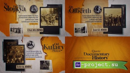 Videohive - Quote Documentary - 47935099 - Project for After Effects