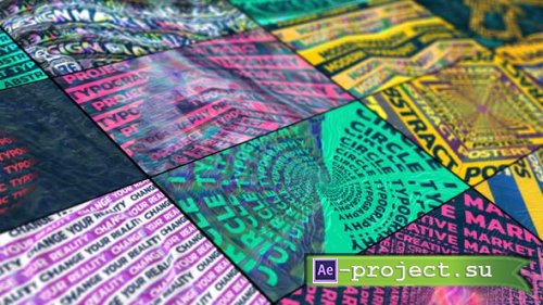Videohive - Colorful Abstract Typography - 48019399 - Project for After Effects