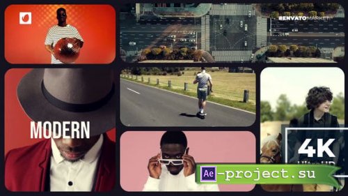 Videohive - Multiscreen Opener Intro | Split Collage Slideshow - 48025993 - Project for After Effects