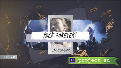 Videohive - Rock Forever/ Punk/ Alternative Music/ Heavy Metal/ Dance/ Folk/ Grange/ Arrows/ Dirt Noise/ Texture - 40232217 - Project for After Effects