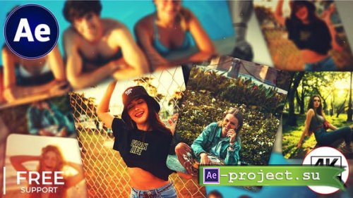 Videohive - PhotoSlideshow || Memories Emotional || 3D Photoslideshow - 48028250 - Project for After Effects