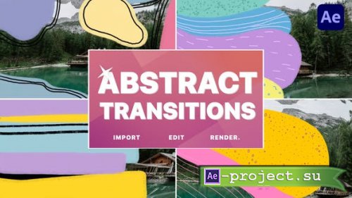 Videohive - Abstract Colorful Seamless Transitions | After Effects - 48046542 - Project for After Effects