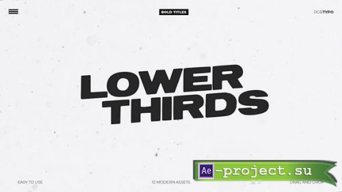 Videohive - Modern Lower Thirds - 48059756 - Project for After Effects