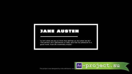 Videohive - Minimal - Text Animation - 47926869 - Project for After Effects