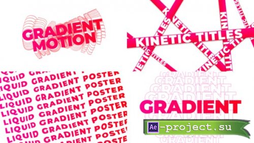 Videohive - Gradient Typography - 48060461 - Project for After Effects