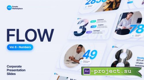Videohive - Flow - Numbers Scenes Pack - 46458560 - Project for After Effects