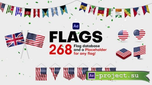 Videohive - Flags for After Effects - 48107273 - Project for After Effects