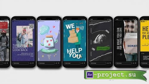 Videohive - Charity Instagram Stories 12in1 - 48093614 - Project for After Effects