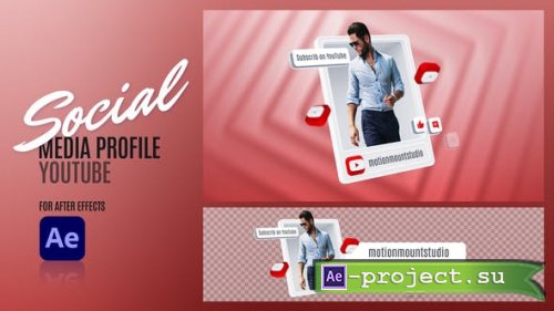Videohive - Social Media Profile - Youtube - 48110513 - Project for After Effects