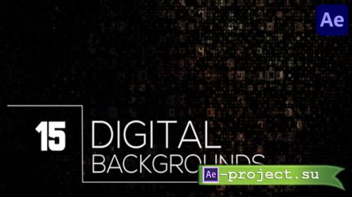 Videohive - Digital Backgrounds for After Effects - 48107313 - Project for After Effects